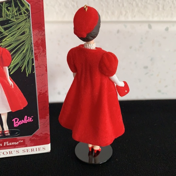 1998 Hallmark Silken Flame Barbie Ornament - Picture 12 of 16